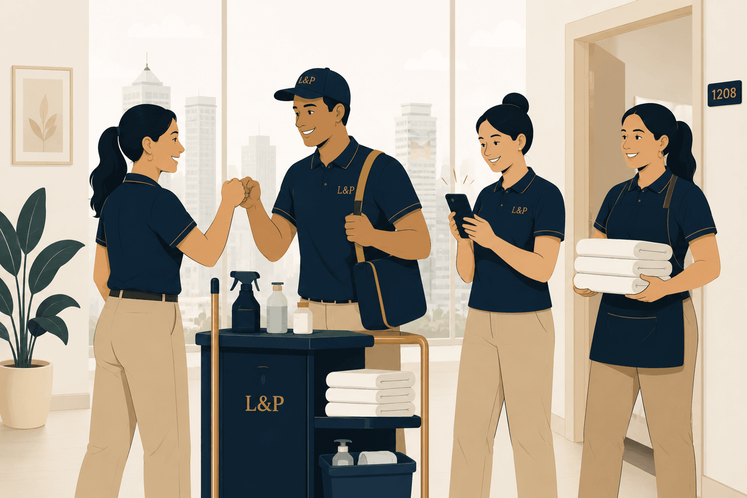 L&P team behind every turnover